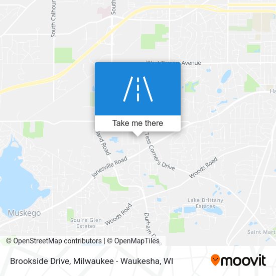 Brookside Drive map