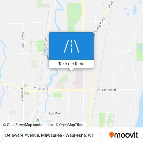 Mapa de Delaware Avenue