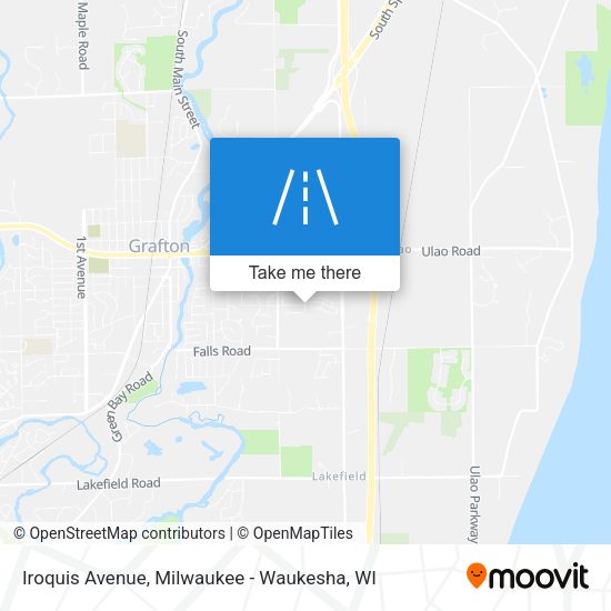 Iroquis Avenue map