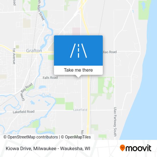 Kiowa Drive map