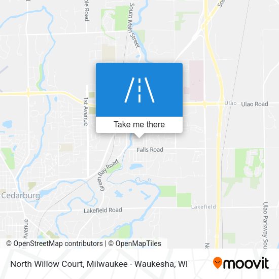 North Willow Court map