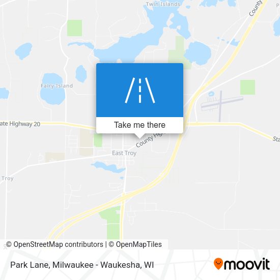 Park Lane map