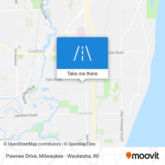 Pawnee Drive map