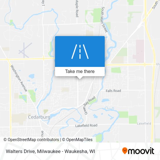 Mapa de Walters Drive