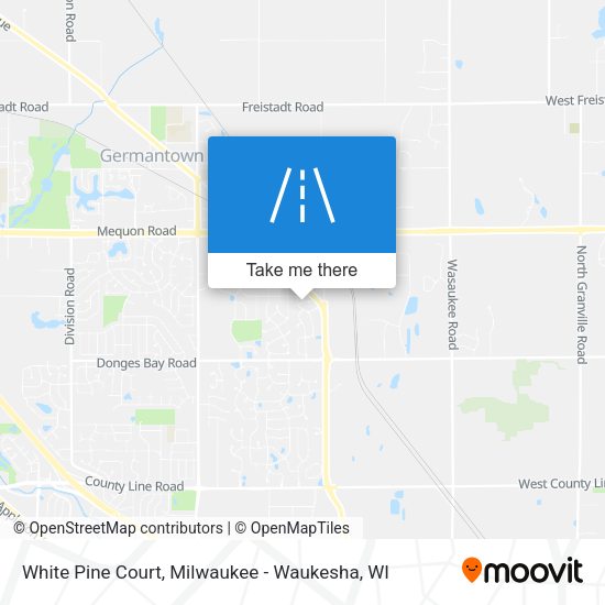 White Pine Court map