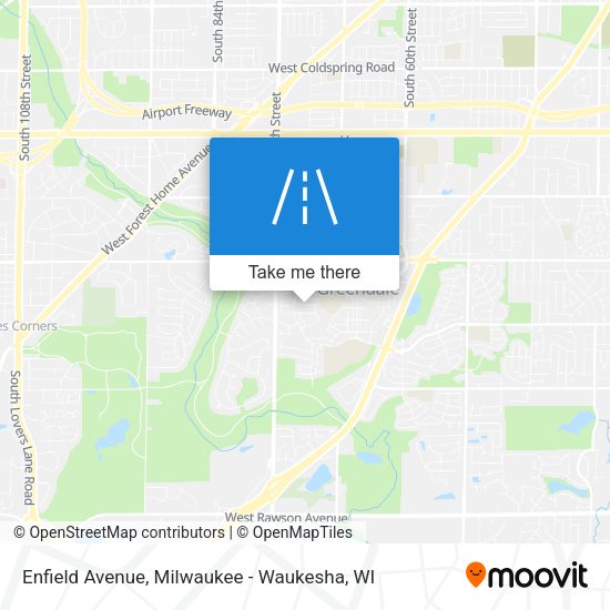 Mapa de Enfield Avenue