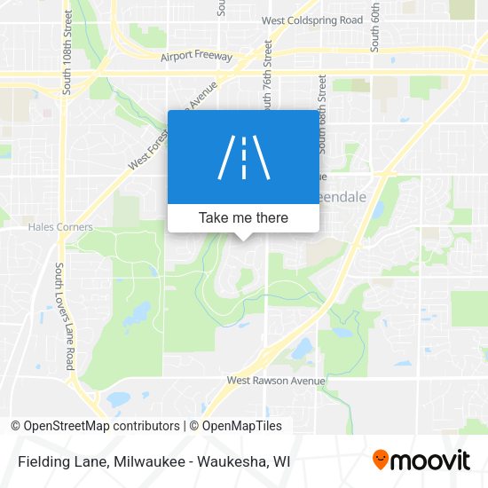 Fielding Lane map
