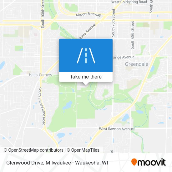 Glenwood Drive map