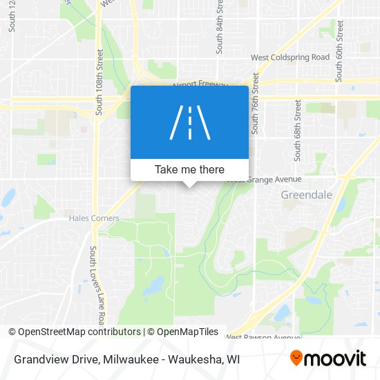 Grandview Drive map