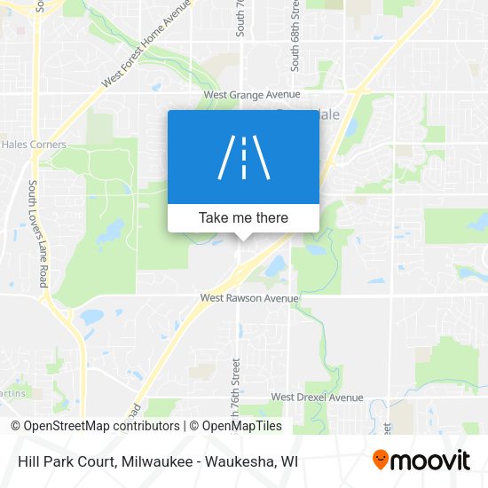 Hill Park Court map