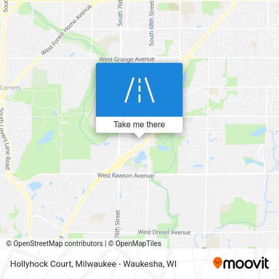 Hollyhock Court map