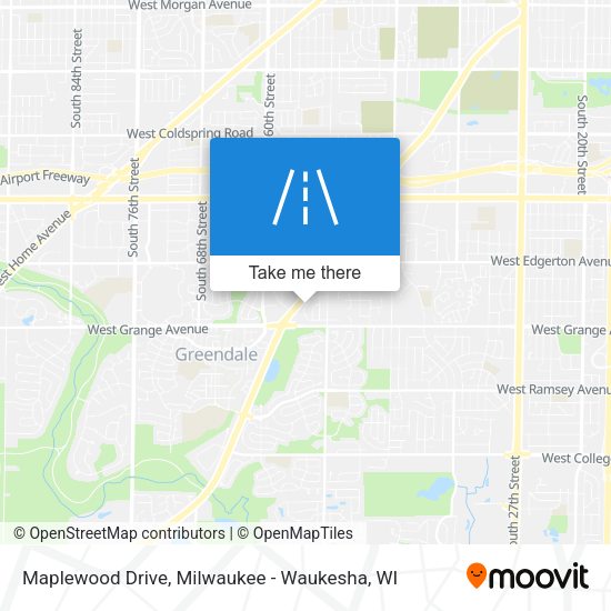 Maplewood Drive map