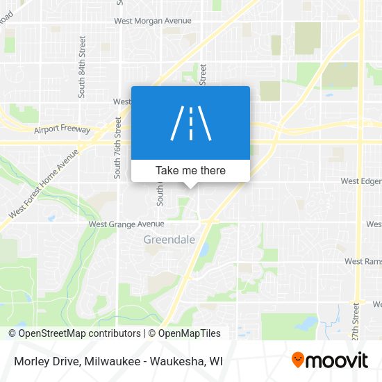 Morley Drive map