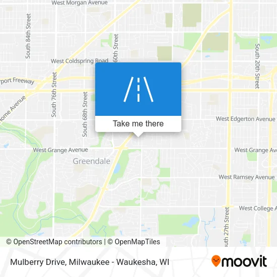 Mulberry Drive map
