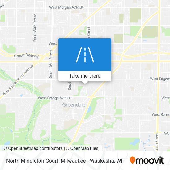 North Middleton Court map