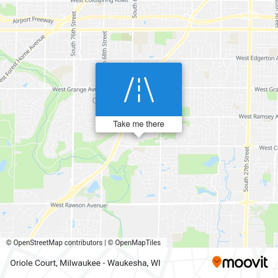 Oriole Court map