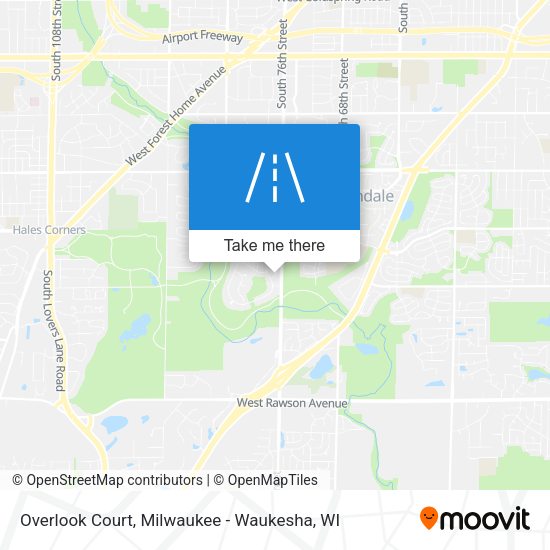 Overlook Court map