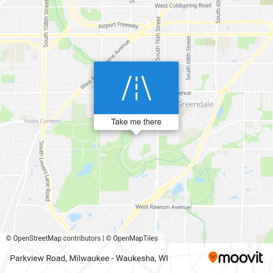 Parkview Road map