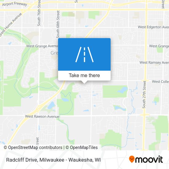 Mapa de Radcliff Drive