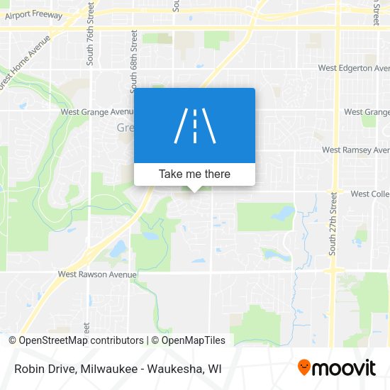 Robin Drive map