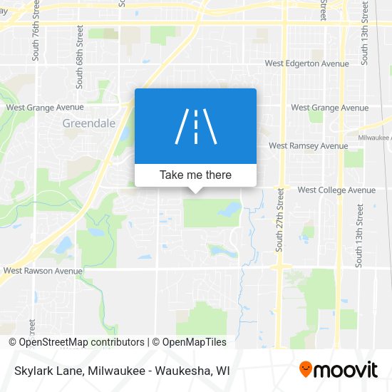 Mapa de Skylark Lane
