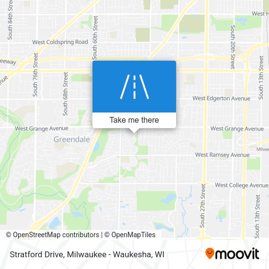 Stratford Drive map