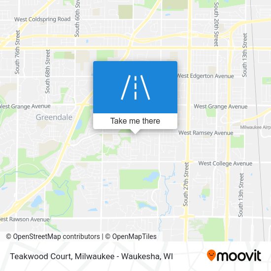 Mapa de Teakwood Court