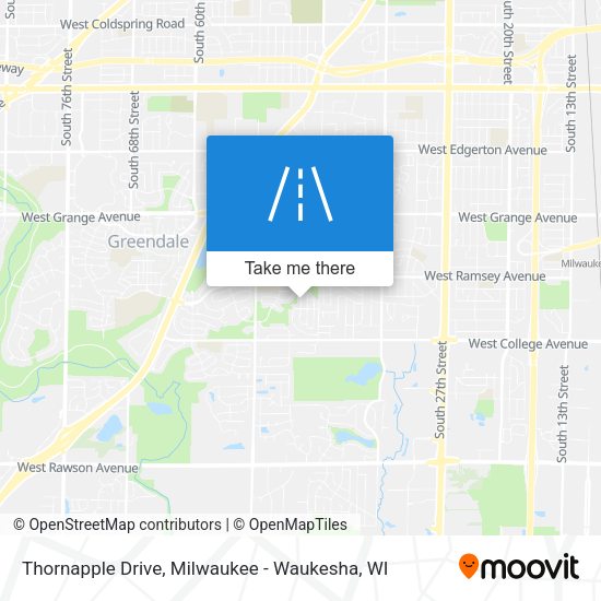 Thornapple Drive map