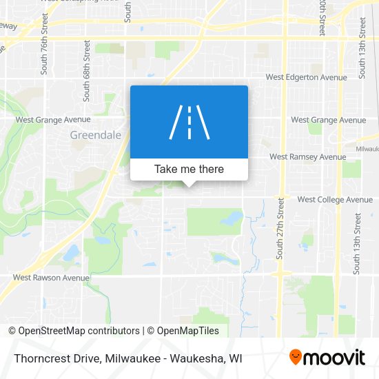Thorncrest Drive map