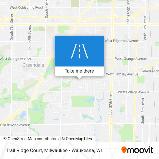 Mapa de Trail Ridge Court