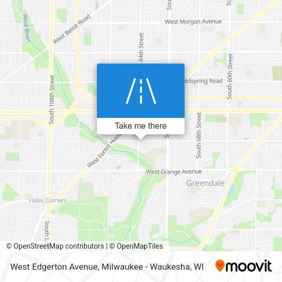 Mapa de West Edgerton Avenue