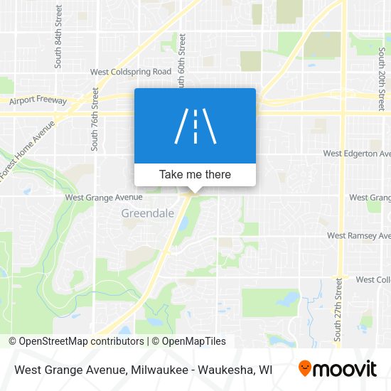 West Grange Avenue map