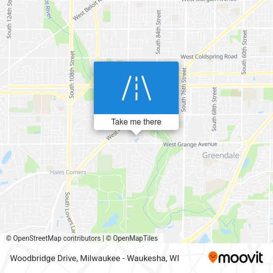 Woodbridge Drive map