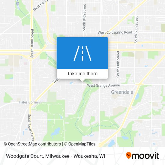 Woodgate Court map