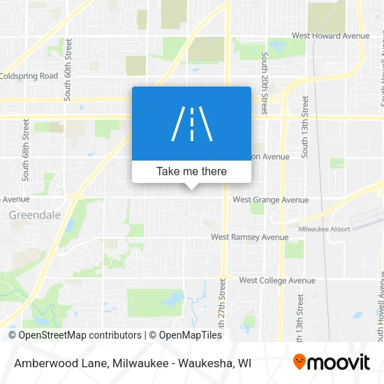 Mapa de Amberwood Lane