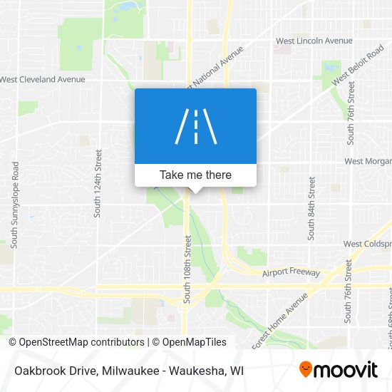 Oakbrook Drive map