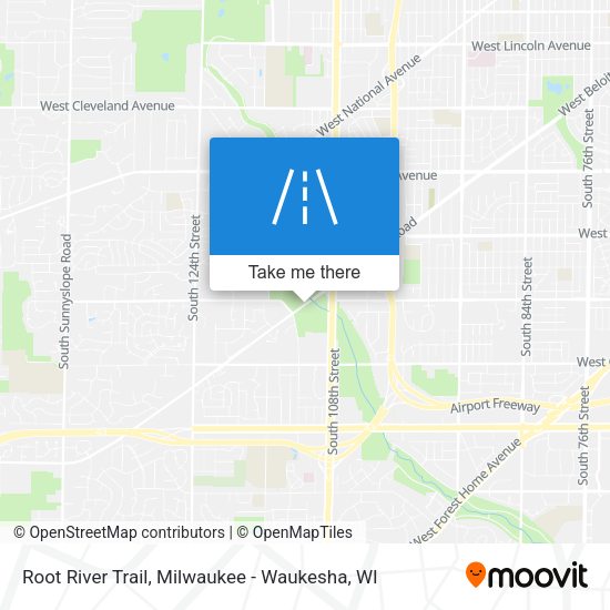 Mapa de Root River Trail