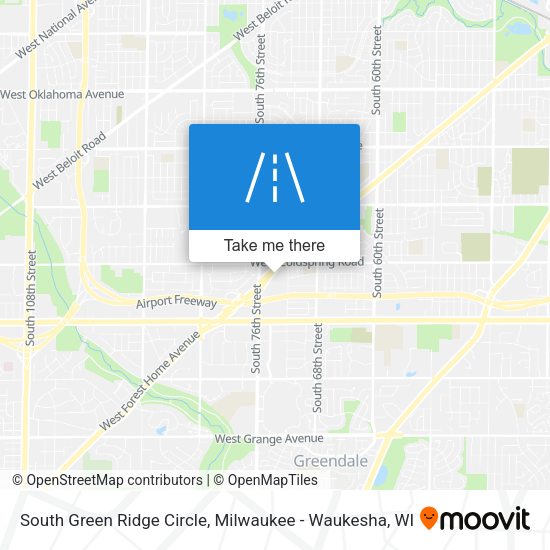 Mapa de South Green Ridge Circle