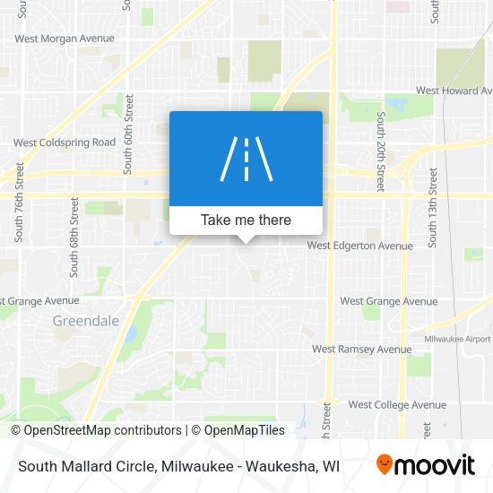 South Mallard Circle map