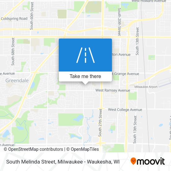 Mapa de South Melinda Street