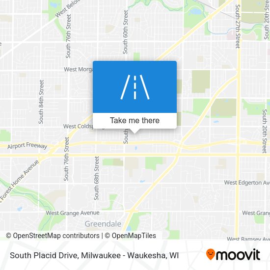 Mapa de South Placid Drive