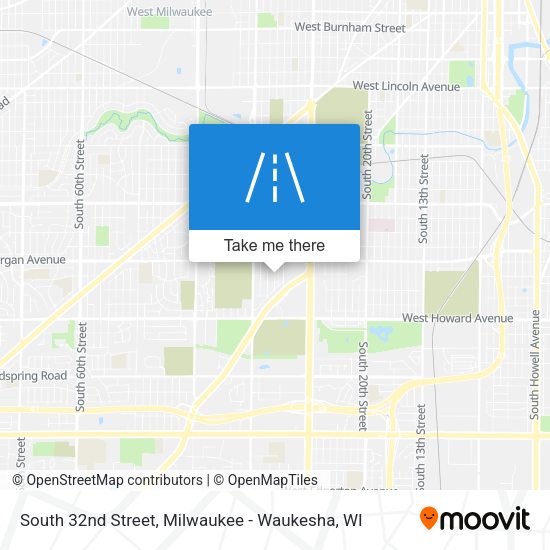 Mapa de South 32nd Street