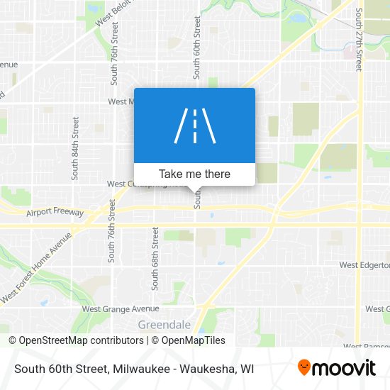 Mapa de South 60th Street