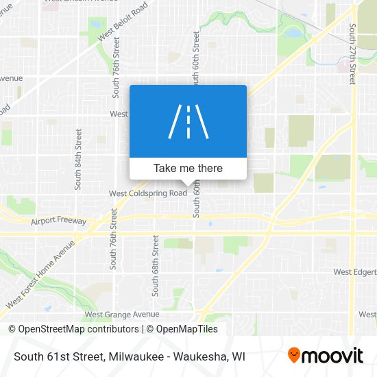 Mapa de South 61st Street