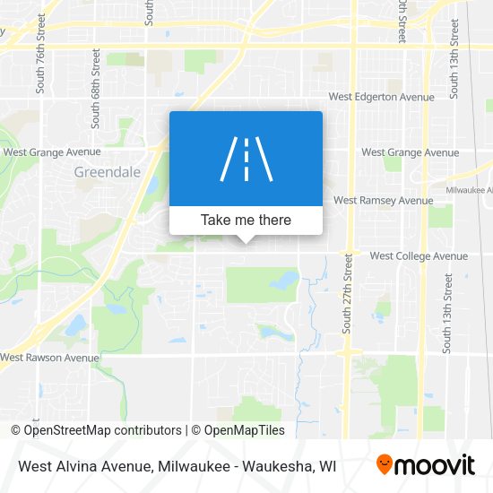 Mapa de West Alvina Avenue