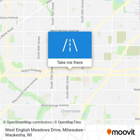 Mapa de West English Meadows Drive