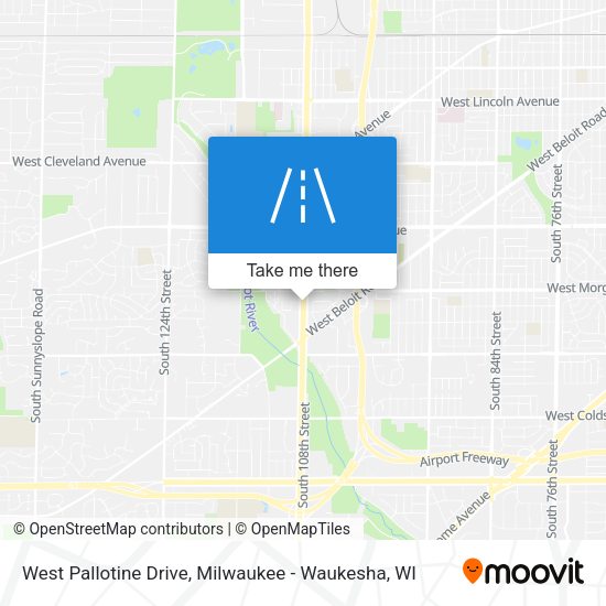 West Pallotine Drive map