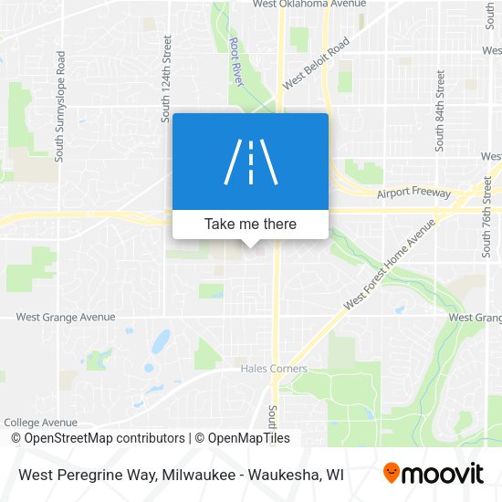 West Peregrine Way map
