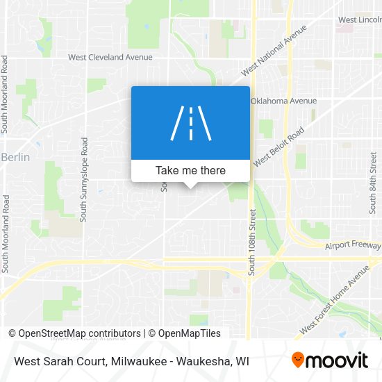 Mapa de West Sarah Court