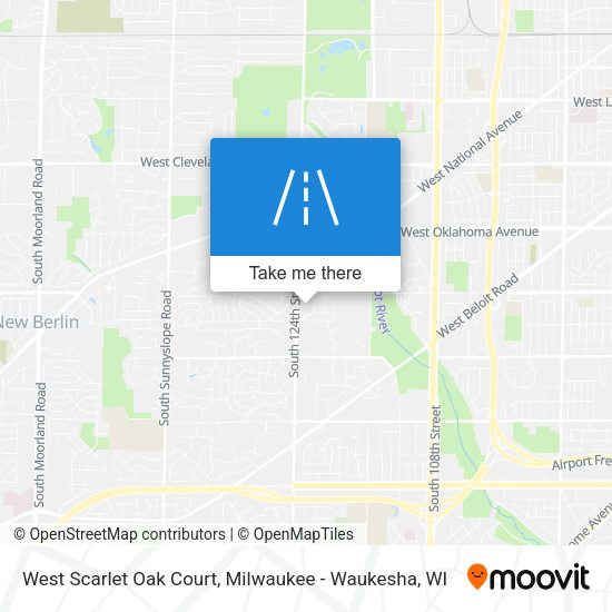 West Scarlet Oak Court map